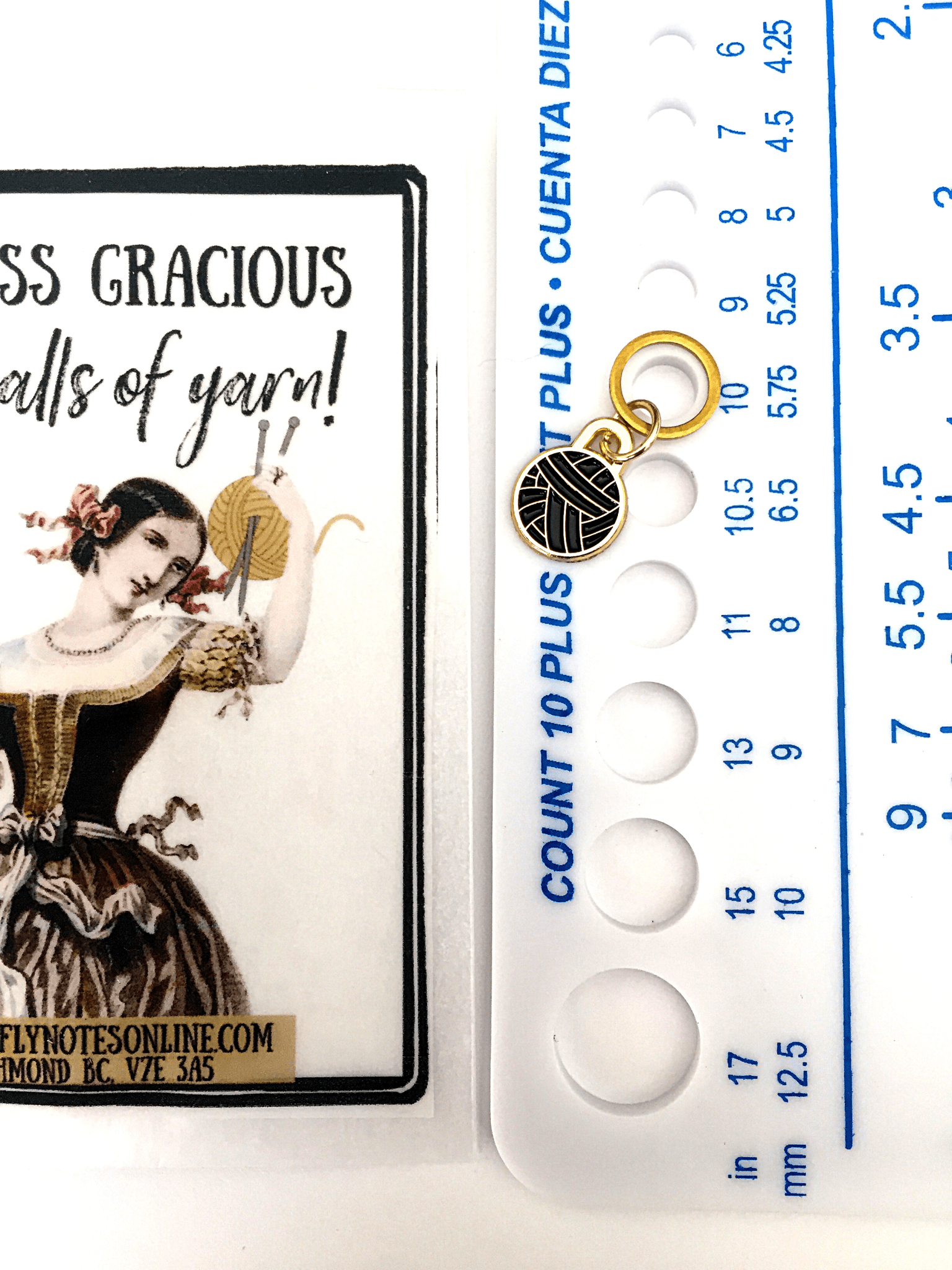 Maskemarkører – garnnøste – Firefly Notes - Strikkeredet Design -