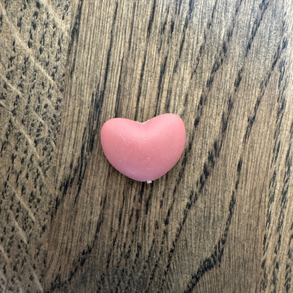 Maskestoppere - 3D Hjerteformede – pastellfarger - Strikkeredet Design - Annet strikketilbehør