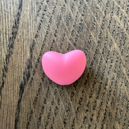 Maskestoppere - 3D Hjerteformede – pastellfarger - Strikkeredet Design - Annet strikketilbehør