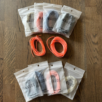 Maskevaier 3 meter – velg mellom 2 mm eller 3 mm tykkelse - Strikkeredet Design - 