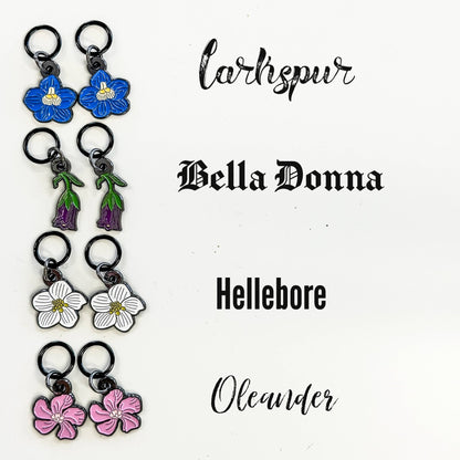 Metallboks med markører – poison garden sett – Firefly Notes - Strikkeredet Design - Annet strikketilbehør