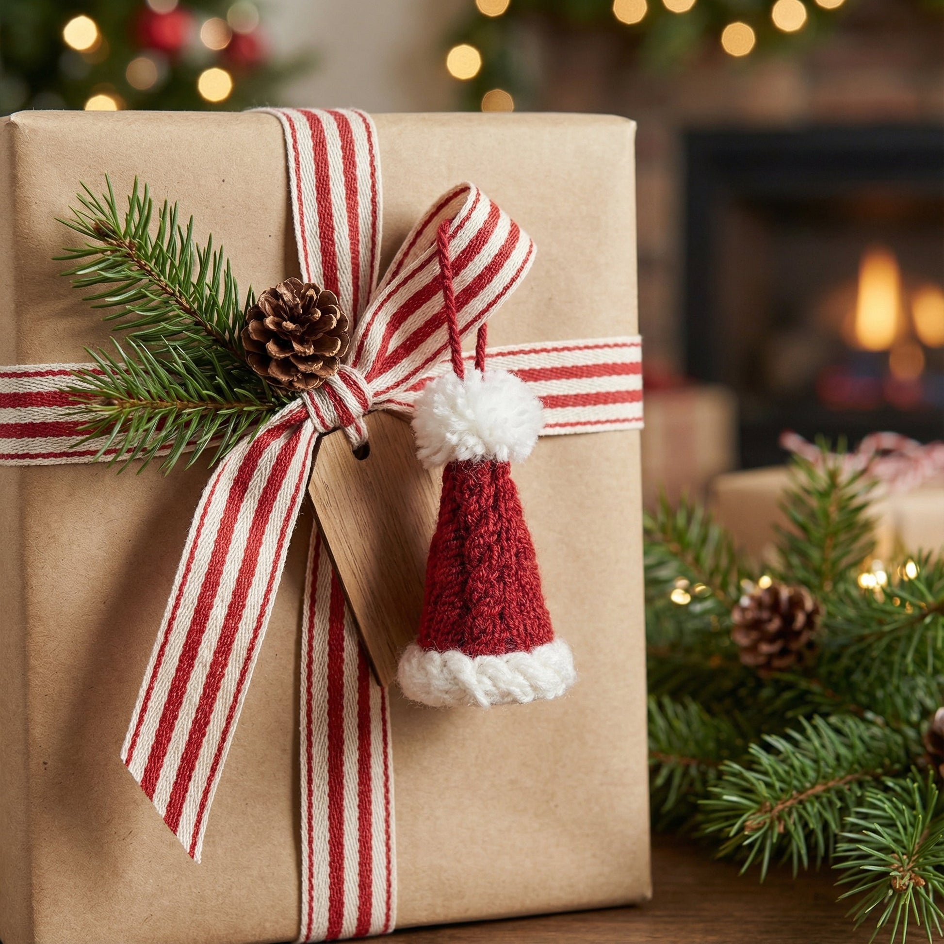 Mini - julepynt – fire supersøte småstrikk som gjør julen ekstra magisk - Strikkeredet Design - 