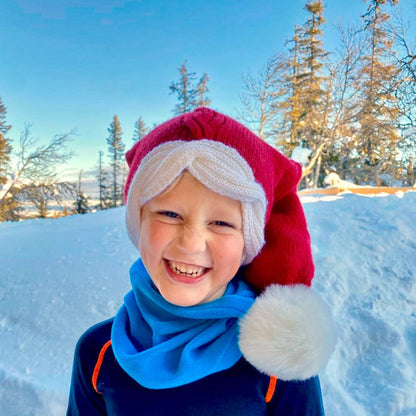 Mini Waves nisselue - Strikkeredet Design - 