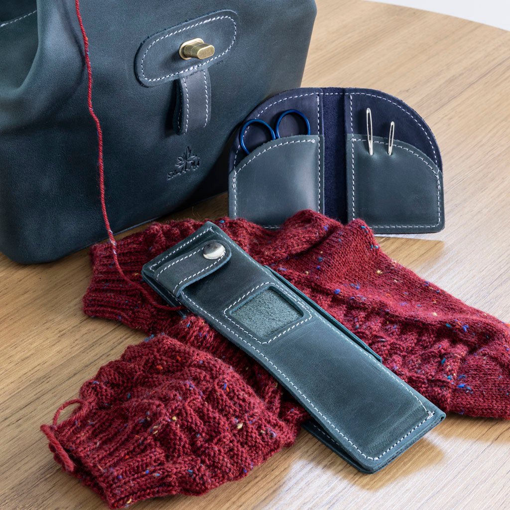 Needle Cozy – pinneetui til sokkestrikk og småstrikk - Strikkeredet Design - 