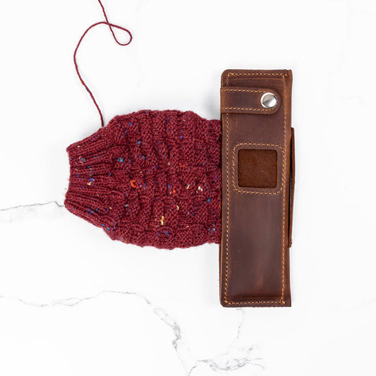 Needle Cozy – pinneetui til sokkestrikk og småstrikk - Strikkeredet Design - 