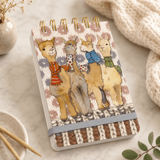 Notatblokk – Other woollies (mini spiral) – Emma Ball - Strikkeredet Design -