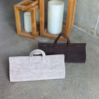 Sakvoyage - elegant veske i høykvalitets semsket skinn - Strikkeredet Design - 