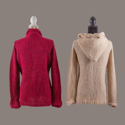 Sandbølger Jakke – deilig kosejakke med lekre fletter (17 masker/10 cm) - Strikkeredet Design - Strikkeoppskrift