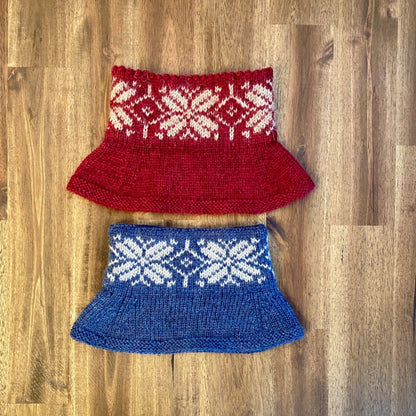 Sofies hals – varm, myk og perfekt under genseren - Strikkeredet Design - Strikkeoppskrift