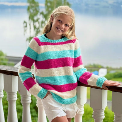 Sofies stripegenser - Strikkeredet Design - 