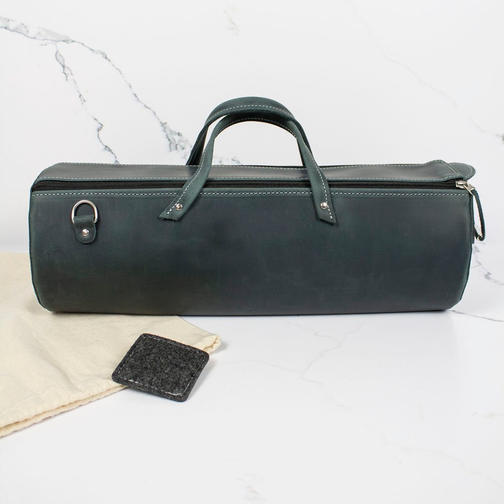 Spinneveske – designet av Andrea Mowry & Thread & Maple - Strikkeredet Design - Veske i ekte lær