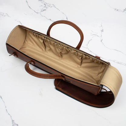 Spinneveske – designet av Andrea Mowry & Thread & Maple - Strikkeredet Design - Veske i ekte lær