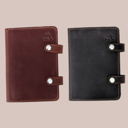 Thread and Maple Innleggsmappe i ekte lær for ChiaoGoo Halvt Pinnesett Smal (2,75 mm - 5,0 mm) - Strikkeredet Design - Thread and Maple innleggsmapper for strikkeverktøy