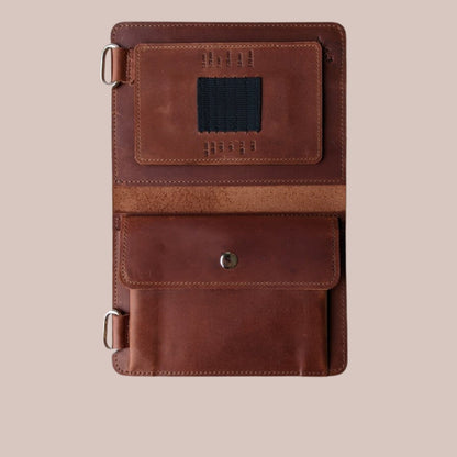 Thread and Maple Innleggsmappe i ekte lær for ChiaoGoo TWIST Mini Pinnesett (1,5 mm - 2,75 mm) - Strikkeredet Design - Thread and Maple innleggsmapper for strikkeverktøy