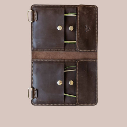 Thread & Maple Rundpinne - etui – elegant oppbevaring for faste rundpinner - Strikkeredet Design - Thread and Maple innleggsmapper for strikkeverktøy