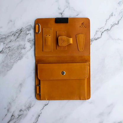 Utstyrsmappe UTEN innhold– oppbevaring for strikkeverktøy – passer ordinær og jumbo perm - Strikkeredet Design - 