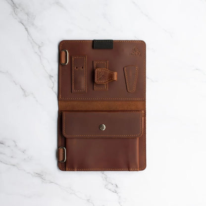 Utstyrsmappe UTEN innhold– oppbevaring for strikkeverktøy – passer ordinær og jumbo perm - Strikkeredet Design - 