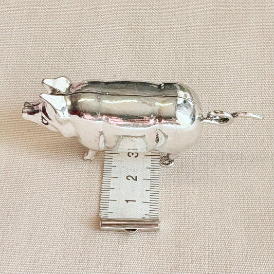Vintage målebånd - metallgris - Strikkeredet Design - Tilbehør